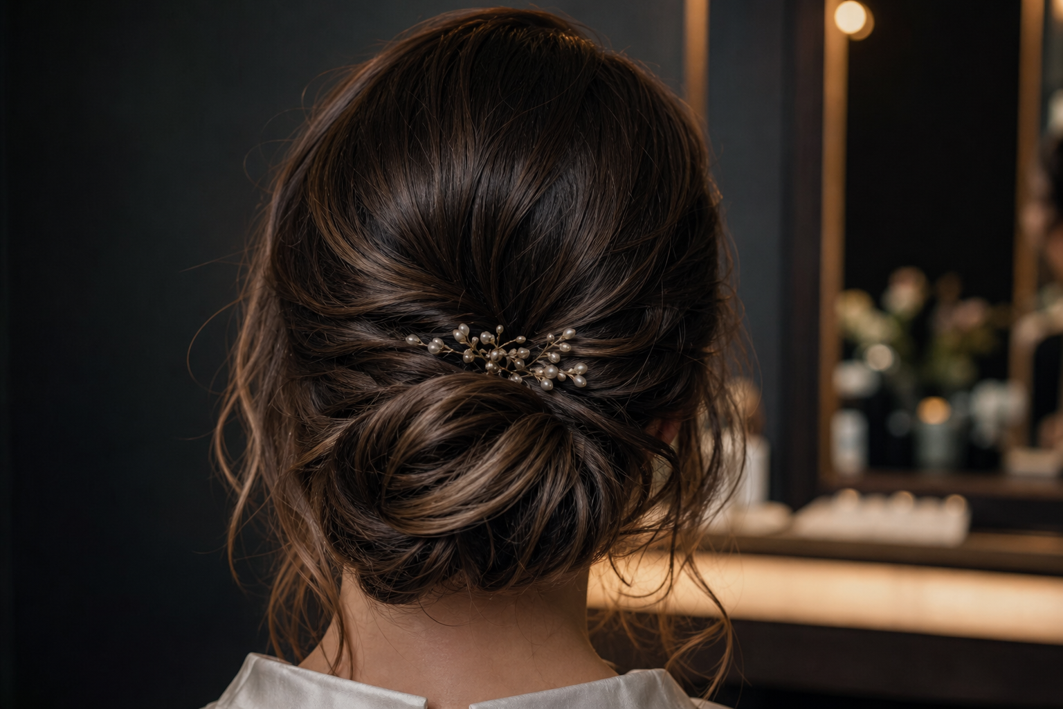 Raccolto elegante per cerimonia